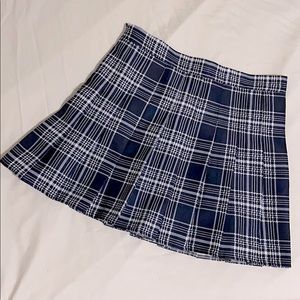 Blue Pleated Tennis Skirt